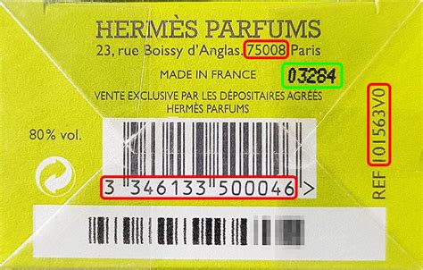 hermes perfume decode batch numbers|hermes decoder batch.